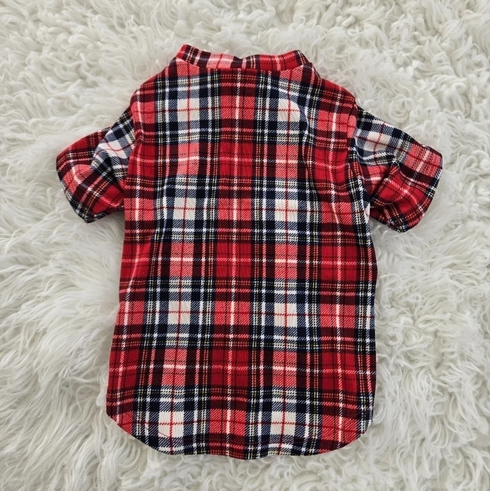 Member's Mark Sleep Pet Pajama Coat. Color: Let It Snow. Size Medium. Ne…
